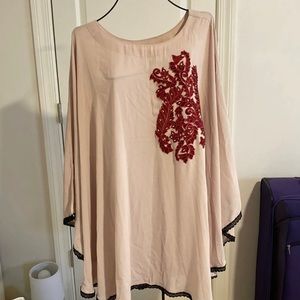 Pakistani Poncho Style Kurta